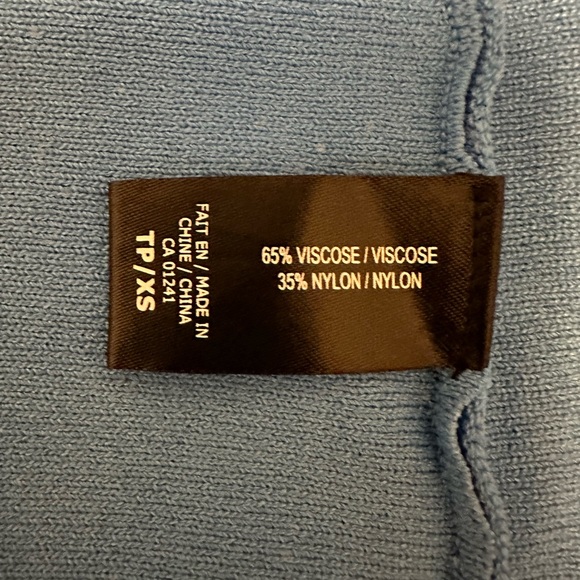 Icône Baby Blue V-Neck Knit Dress Size XS - Picture 5 of 5